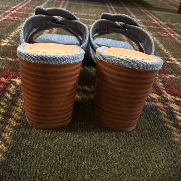 NWOT Coach Women's Nikki Slip-On Sandal in Indigo Denim - Picture 7 of 10